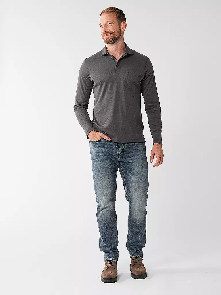 RAGMAN Poloshirt grau