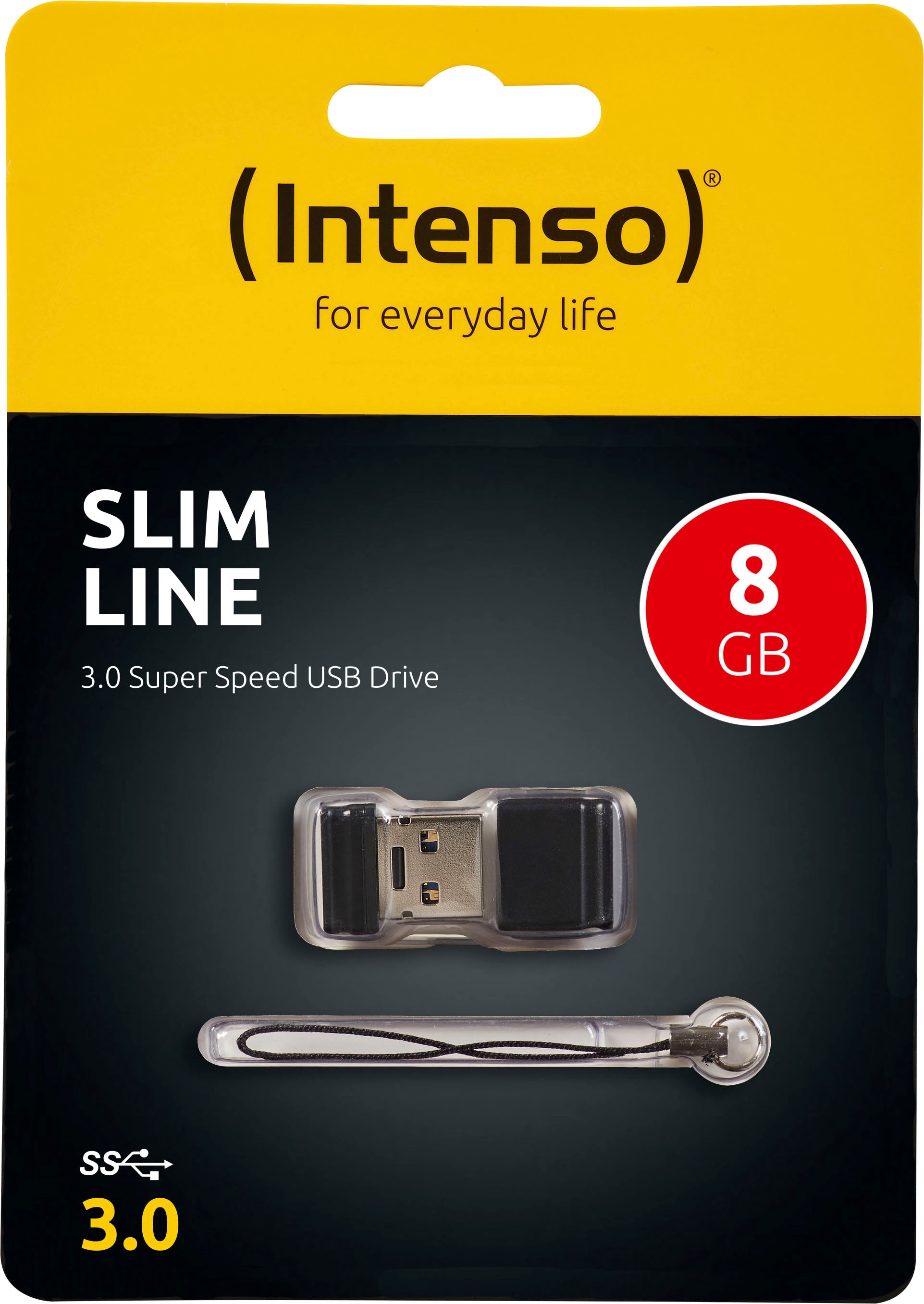 Intenso USB-Stick »Slim Line« (8GB GB Lesegeschwindigkeit 35 MB/s)
