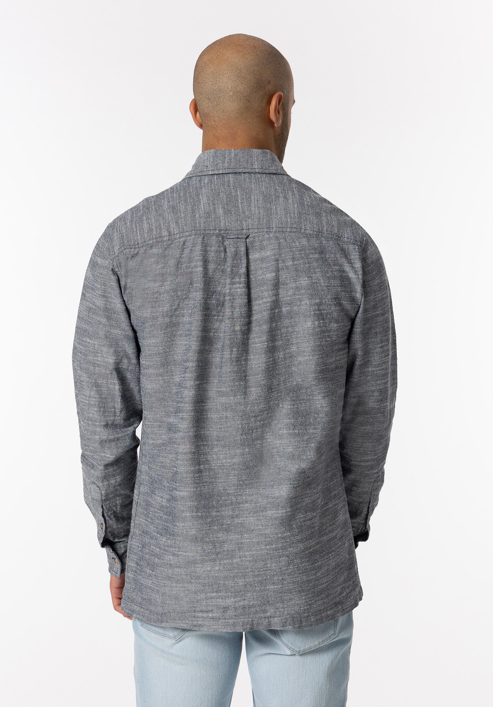 Camisa Estrutura Slub Regular Fit