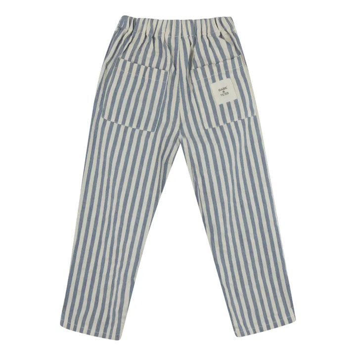 Babe & Tess Pantalon Rayé Saint Tropez | Bleu indigo