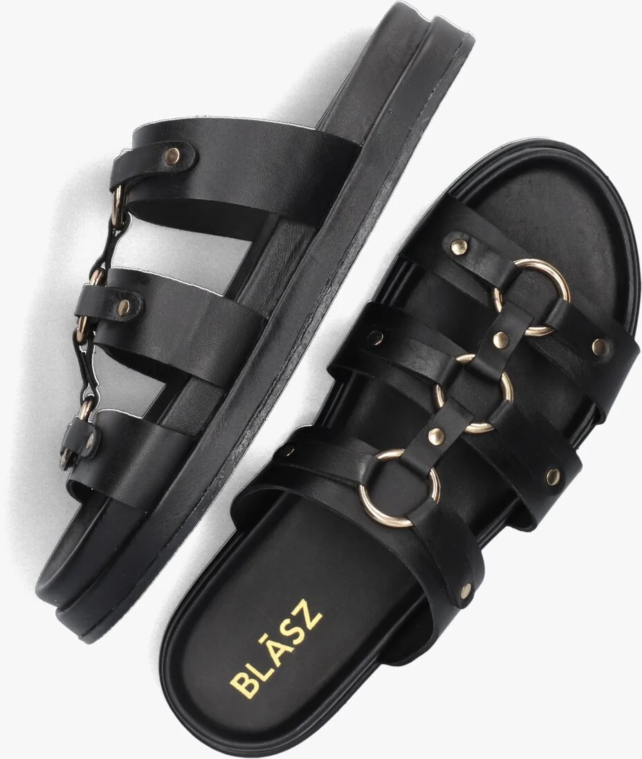BLASZ zwarte blasz slippers lpmag-42