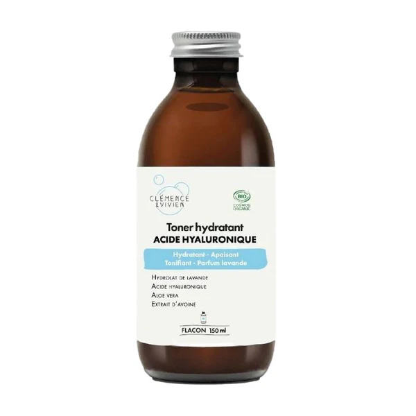 Clémence & vivien Toner Hydratant à l'Acide Hyaluronique 150ml