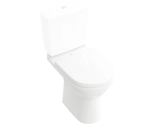 Villeroy & Boch WC voor WC-combinatie O.novo, diepe spoeling, open rand, glanzend wit, zonder toiletzitting en spoelbak 5661RO01
