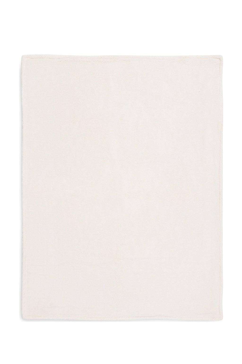 baby ledikantdeken 100x150cm Grain Knit - Oatmeal/Velour