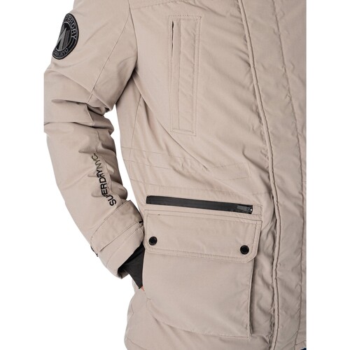 Superdry - Parka Acolchada City Beige