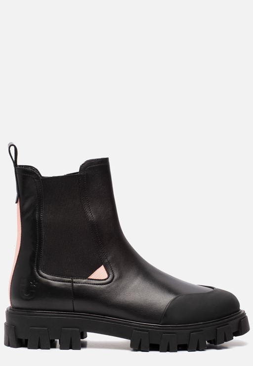 Muyters Chelsea boots zwart Leer 42701
