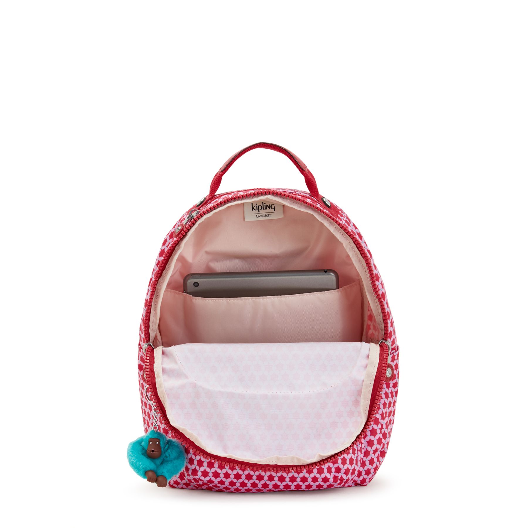 SEOUL S Petit Sac à Dos avec Compartiment pour Tablette - Starry Dot Print