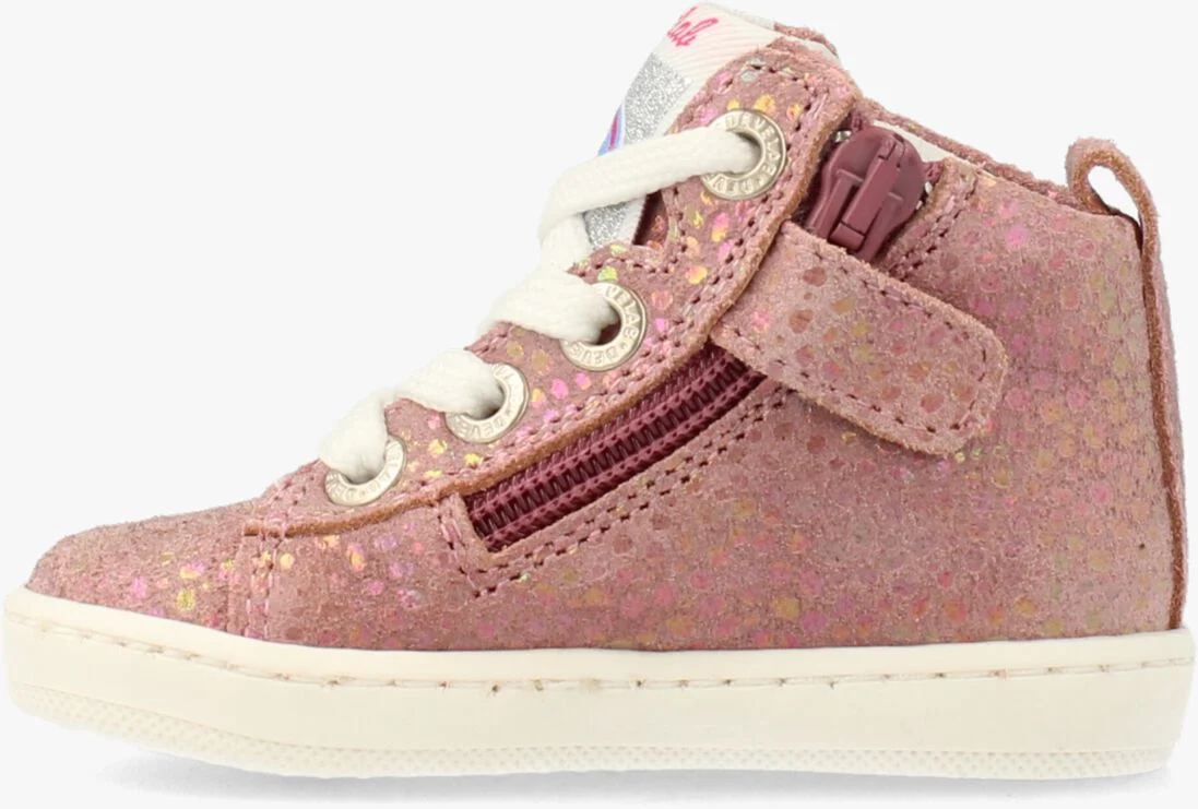 DEVELAB roze develab hoge sneaker 41492