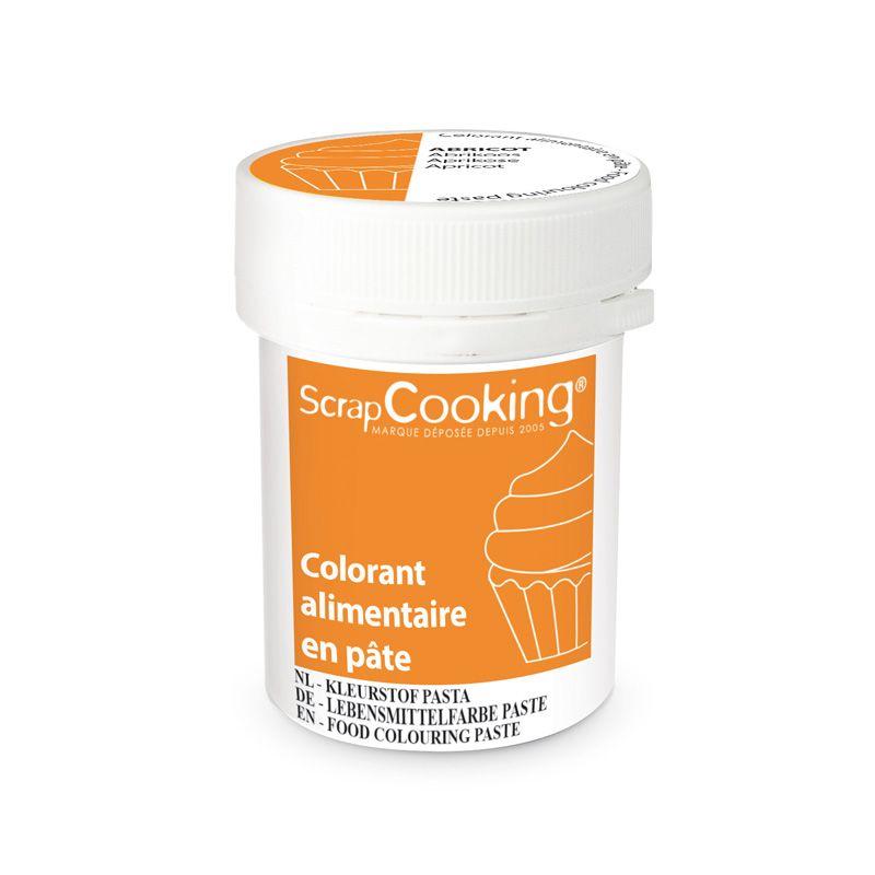 Colorant alimentaire en pâte 20 g - Abricot Scrapcooking
