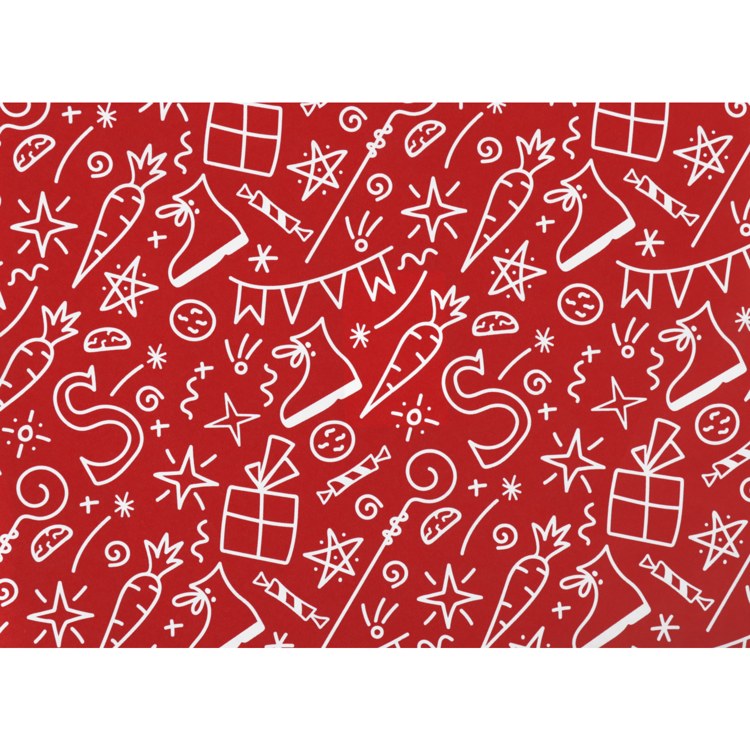 Cadeaupapier, 30cm, 200m, 80gr/m², Red One,