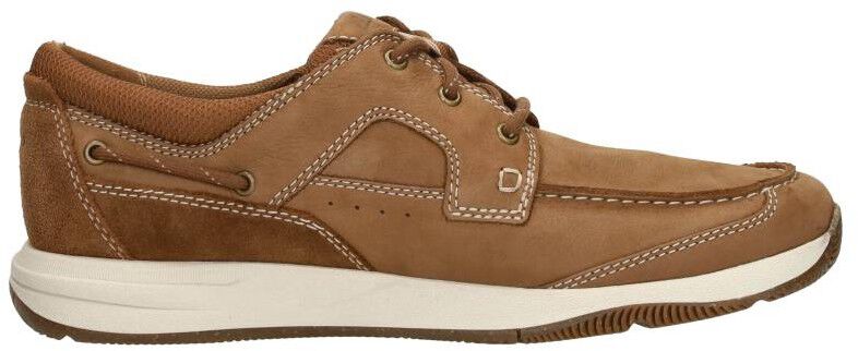 Clarks Sailview Lace cognac