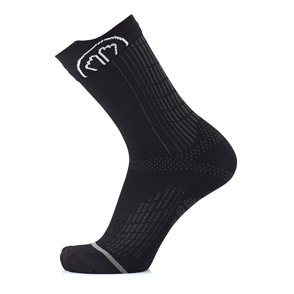 Sidas RUN ANATOMIC CREW - Chaussettes noir
