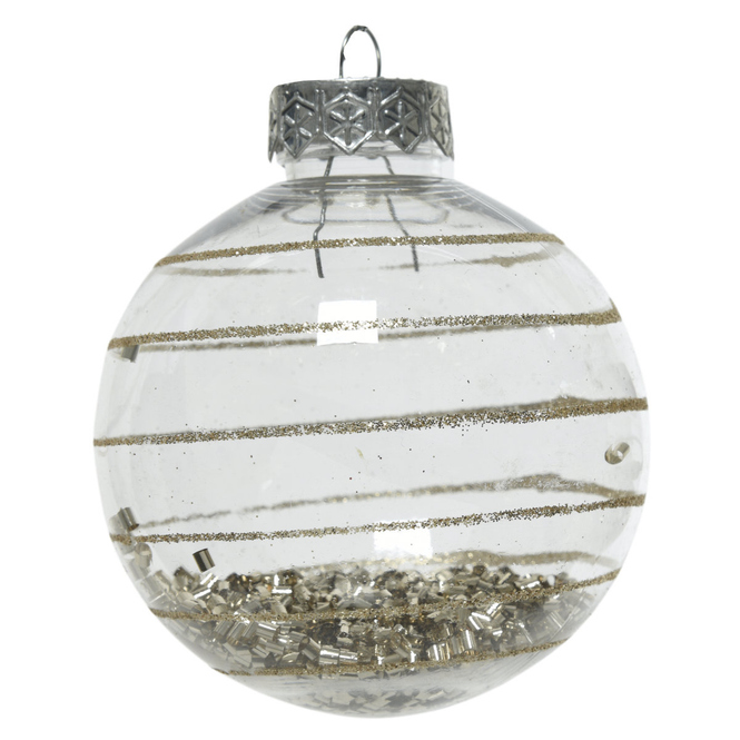 Christbaumkugel - Ø = ca. 8 cm - aus Glas - 1 Stück