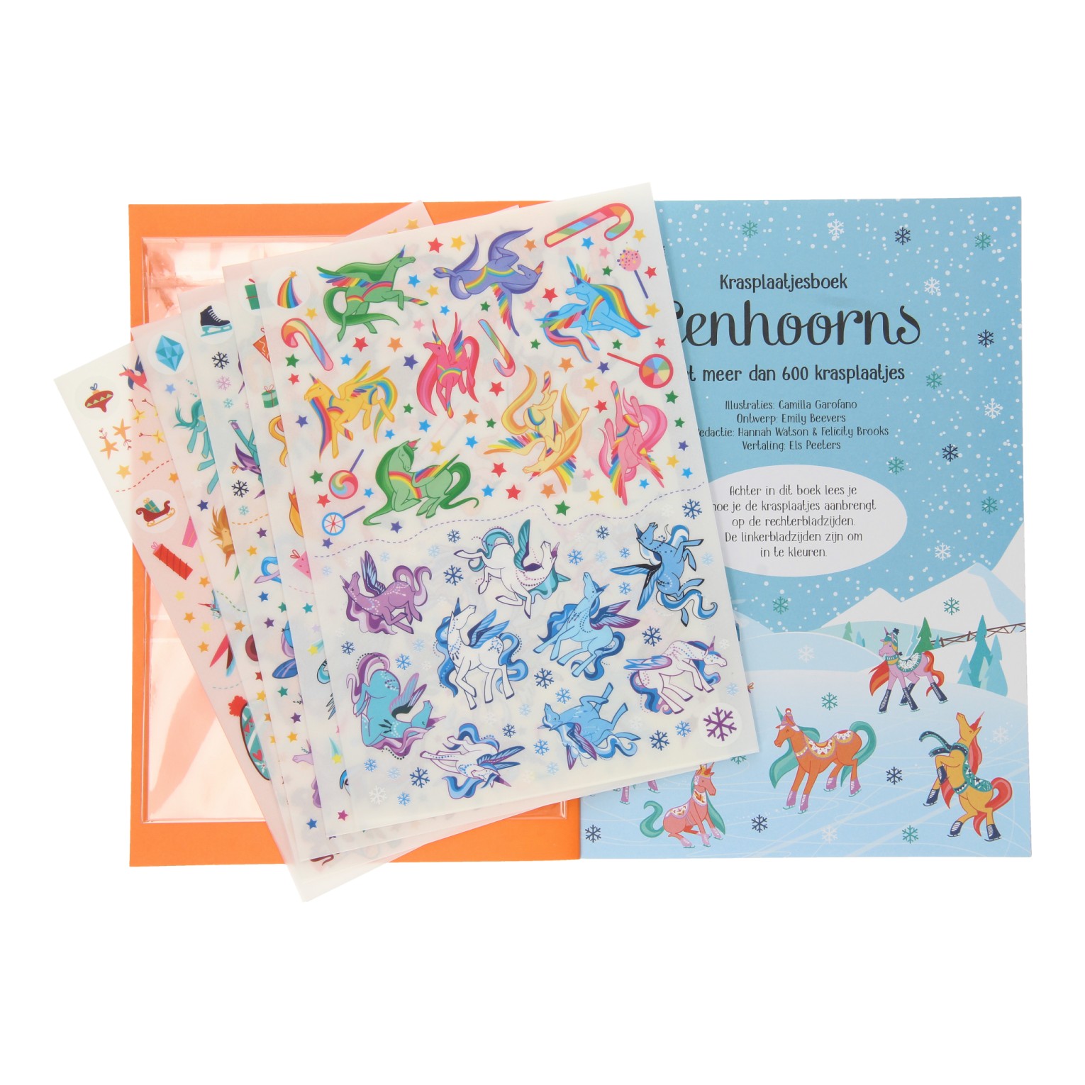 Krasplaatjesboek Eenhoorns