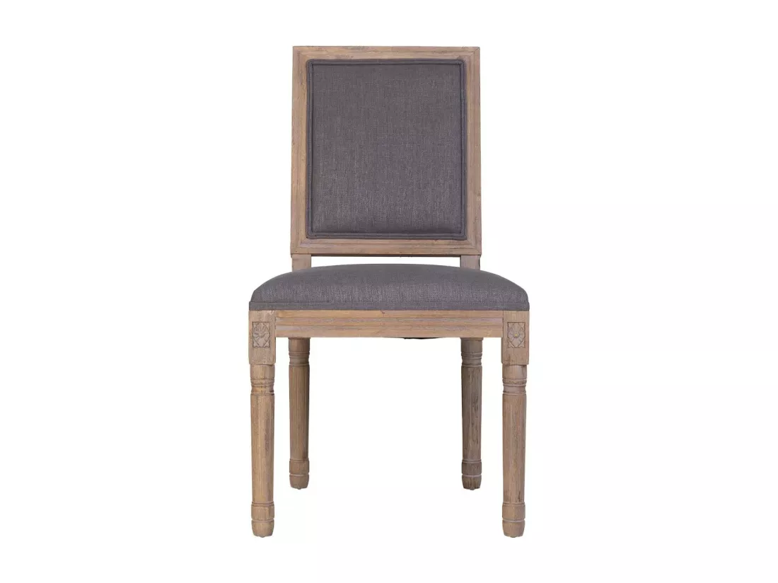 Chaise en bois rembourrée 50x46x95h cm