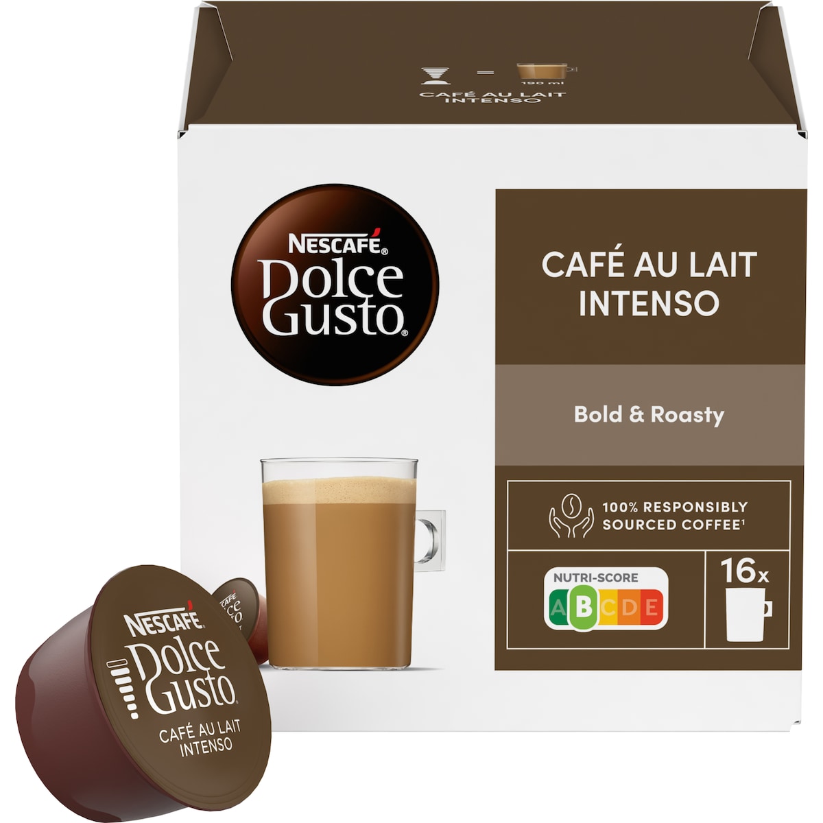 NESCAFÉ Dolce Gusto Cafe au Lait Intenso kaffekapsler (16-pk)