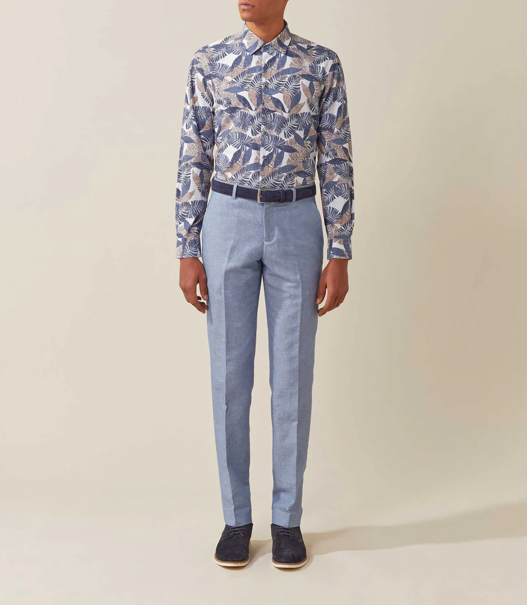 Chemise casual marine 