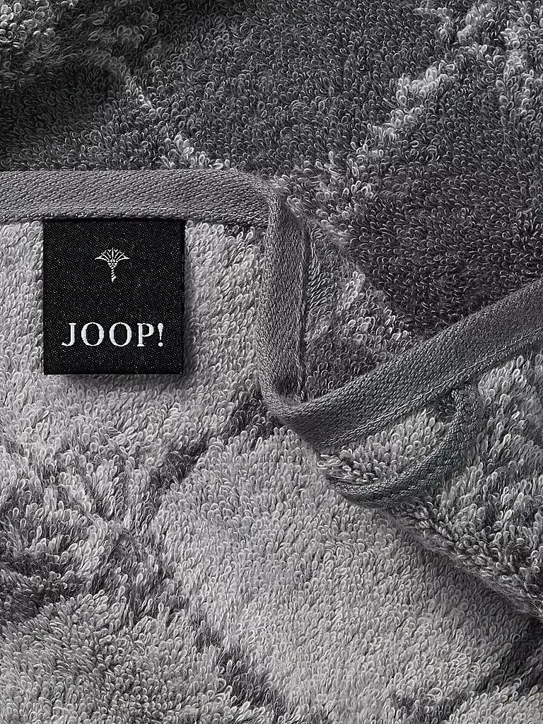 JOOP Gästetuch Cornflower 30x50cm (Anthrazit) grau