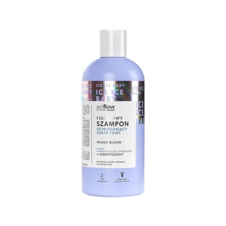 So!flow purple Kühlendes Shampoo für Gelbstiche für blond Haar 300 ml