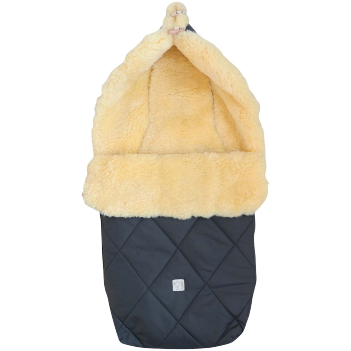 KaiserKaiser   COOSY Lammfell Kinderwagen Fusssack anthracite
