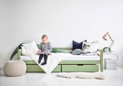 Hoppekids Enkeltseng ECO Dream 90x200 cm, Pale Green