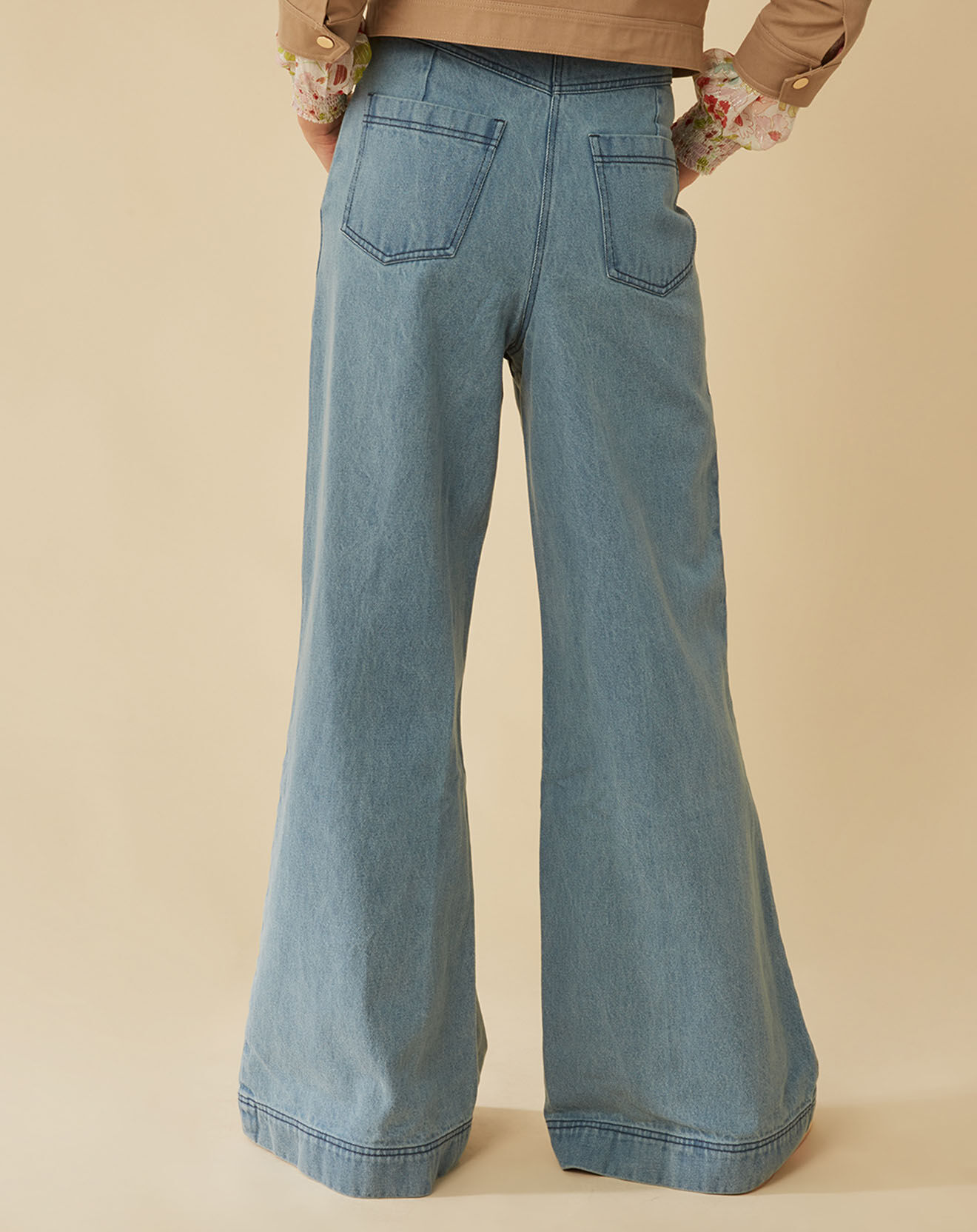 Manoush Jean Large Amerinjean bleu
