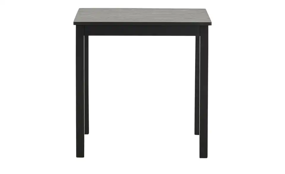 Esstisch Newcastle 75x75 cm Eiche, Schwarz