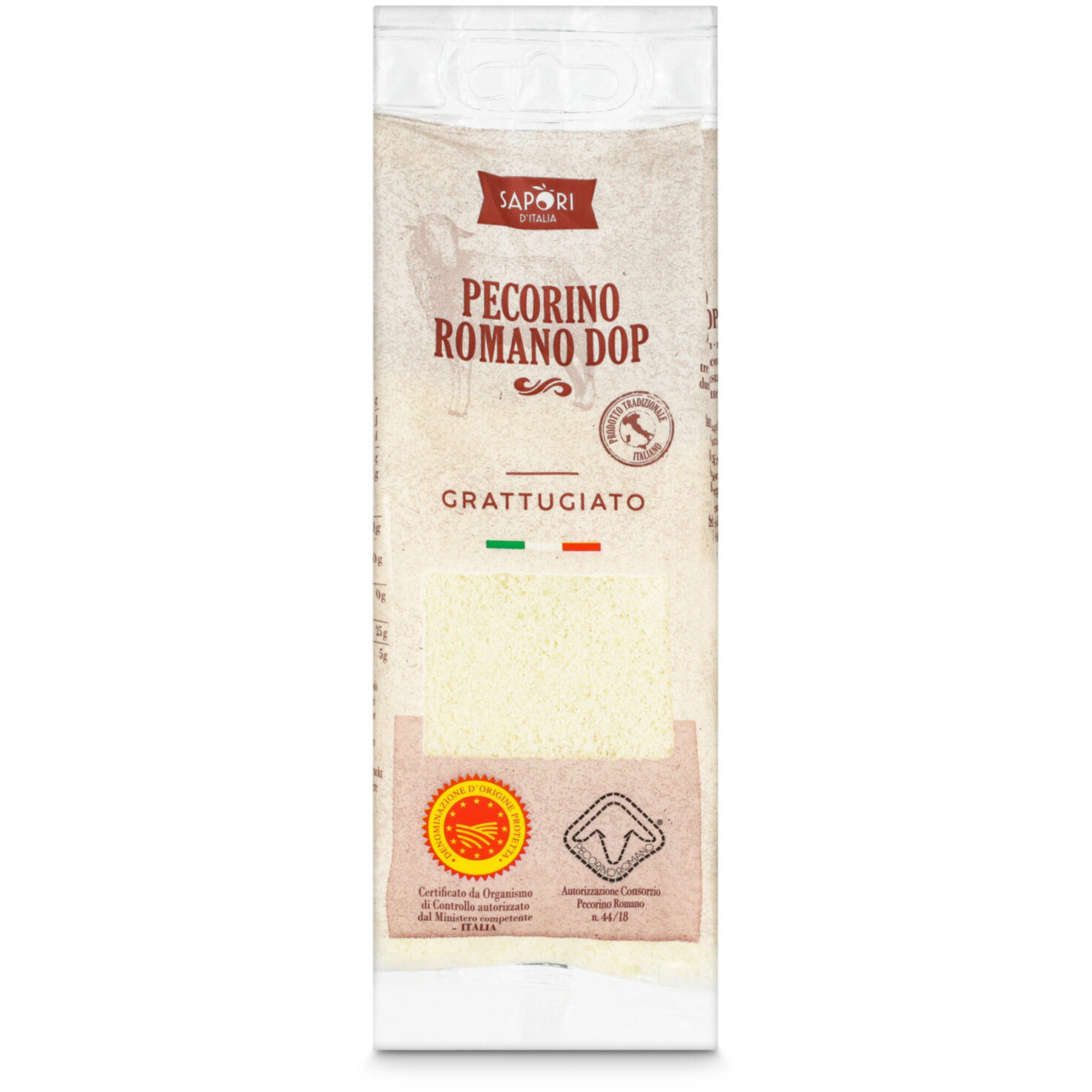 Sapori Pecorino Romano gerieben