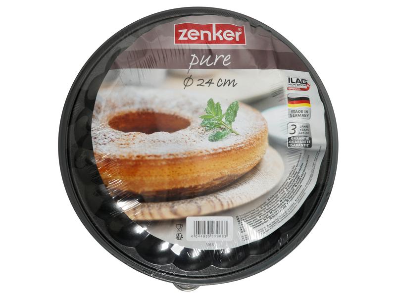 Zenker Springform Pure mit Rohrboden, Ø 24 cm Springform mit Rohrboden