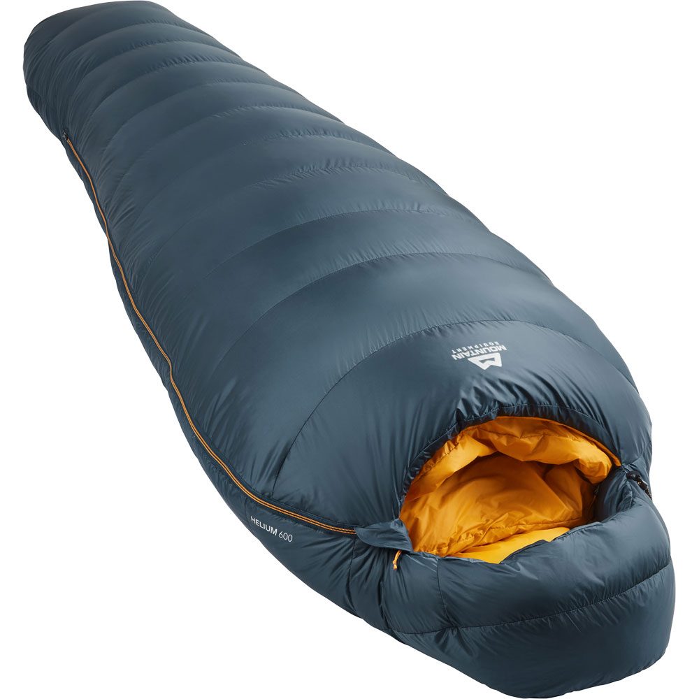 Mountain Equipment Helium 600 Daunenschlafsack Long majolica blue