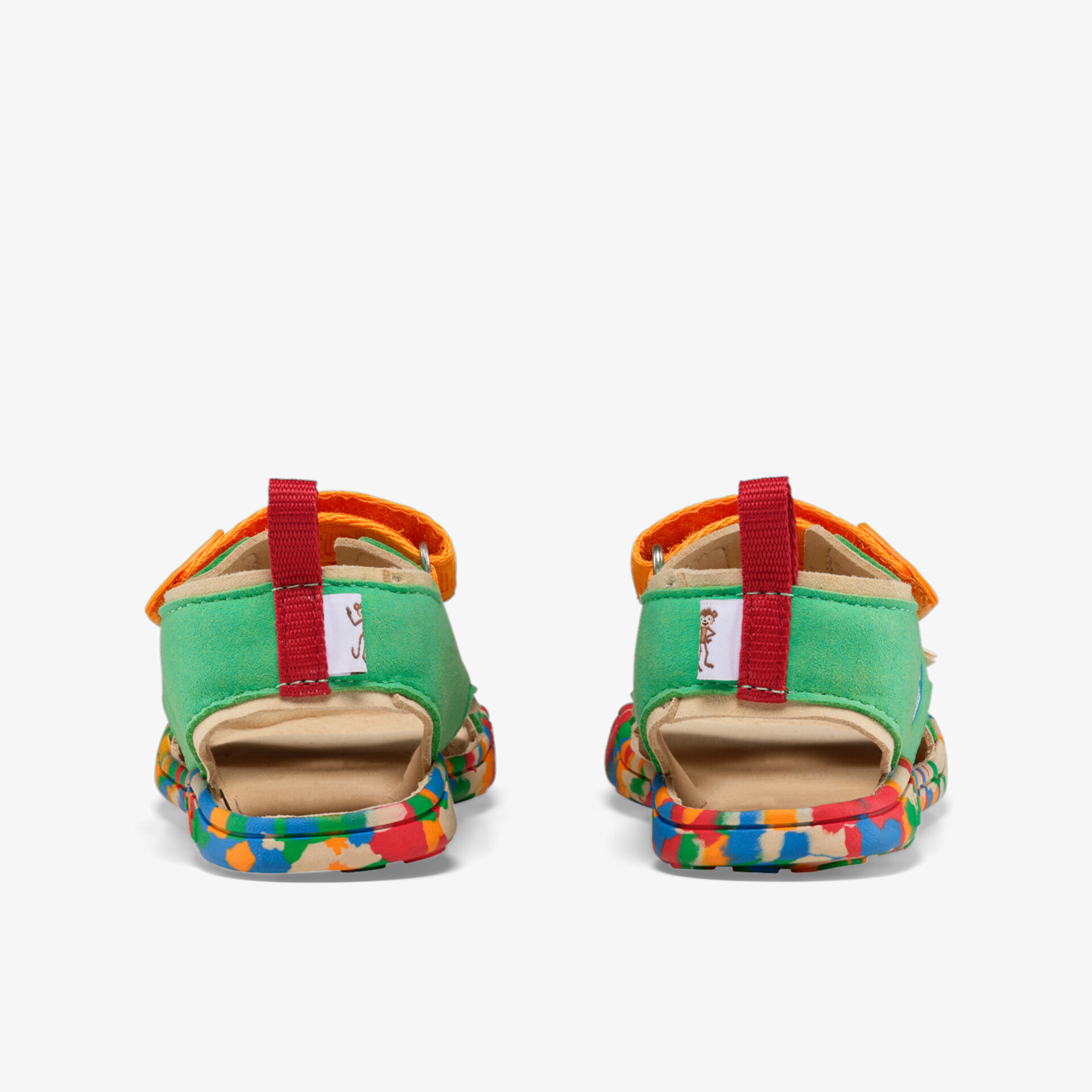 Affenzahn Kinder Sandalen grün