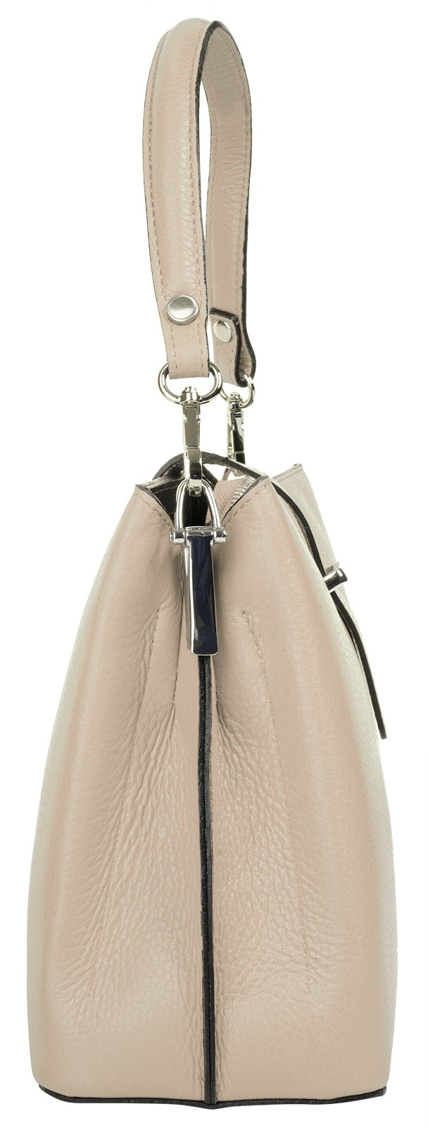 Cluty Henkeltasche echt Leder, Made in Italy