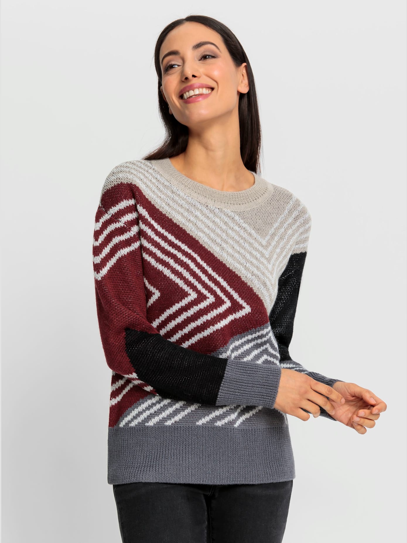 Pull motif jacquard original