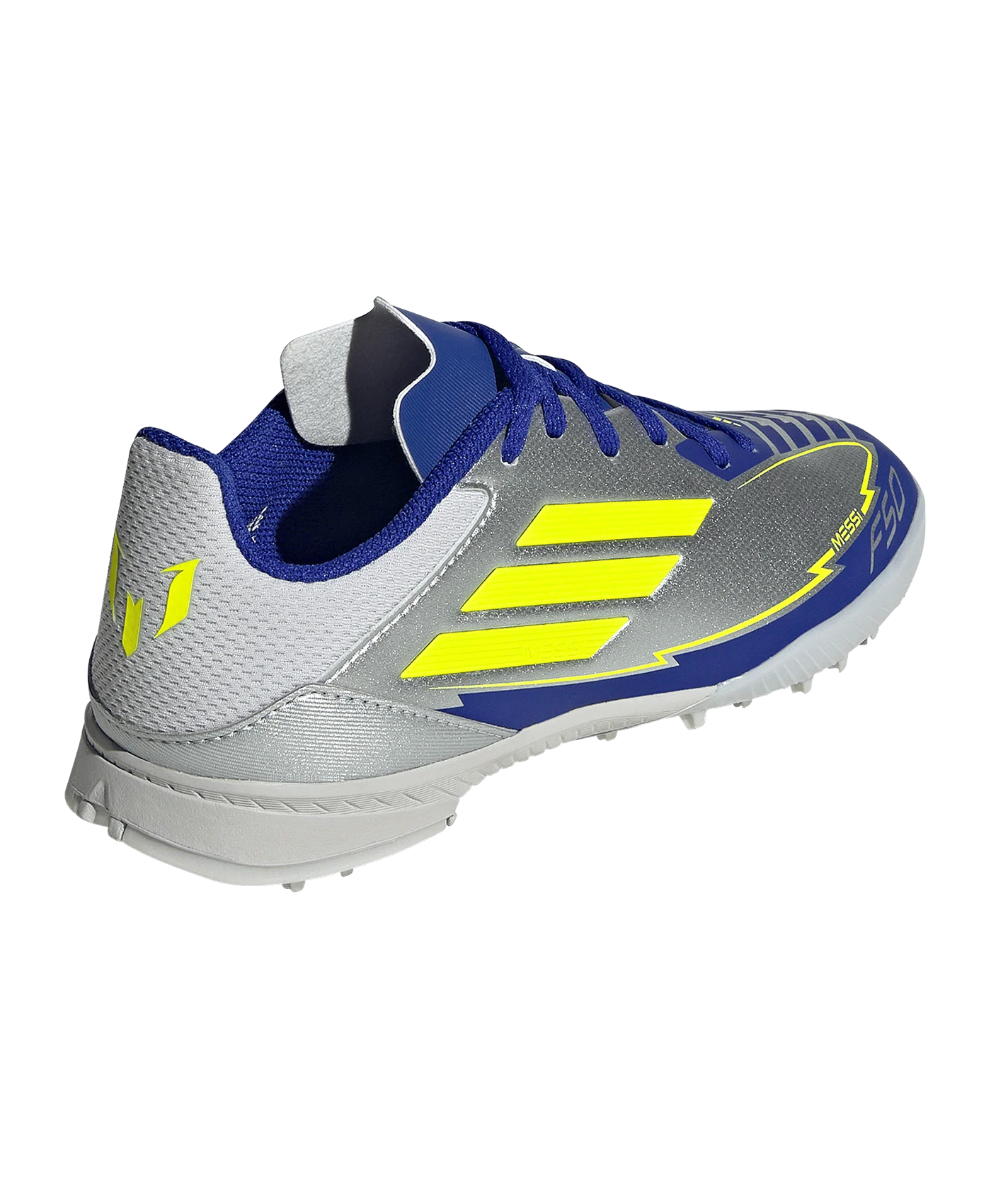 adidas F50 League TF Messi Kids Silber