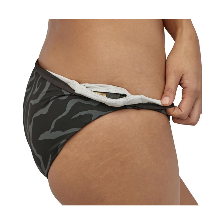 Patagonia Nanogrip Bottoms Women Tiger Tracks Camo Small/Ink Black