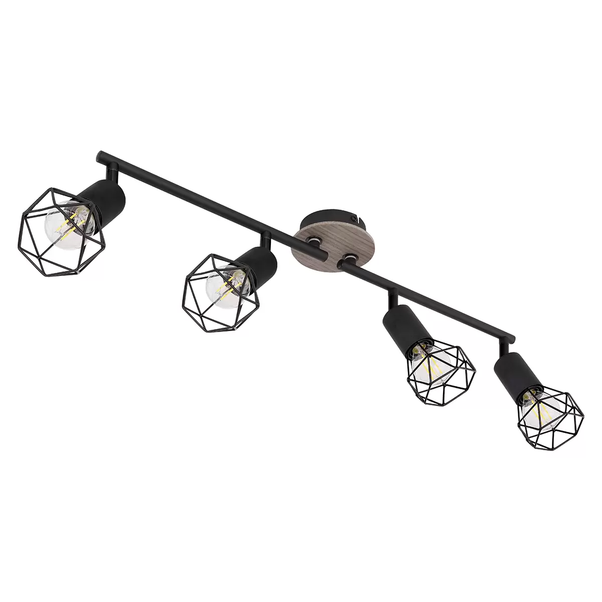 Globo Spot 4er Xara I Schwarz