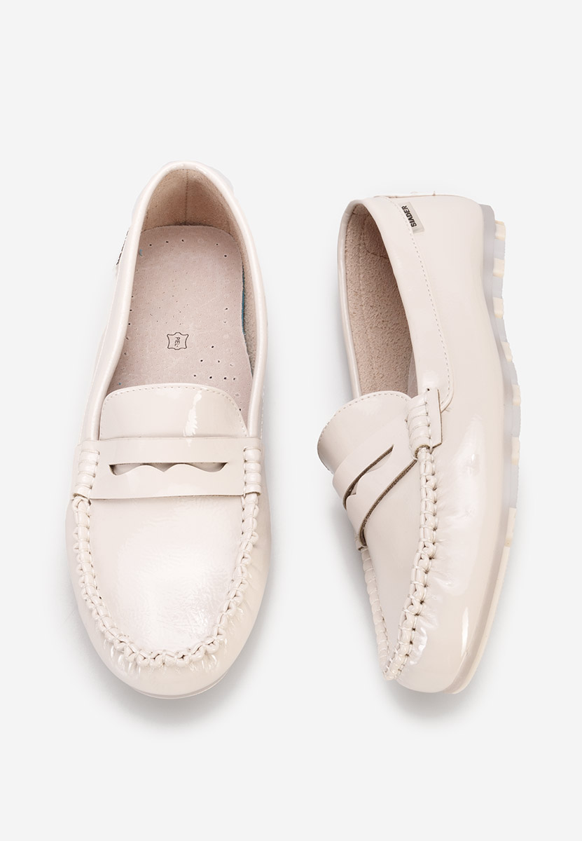 Mocassins femme beige Luminia