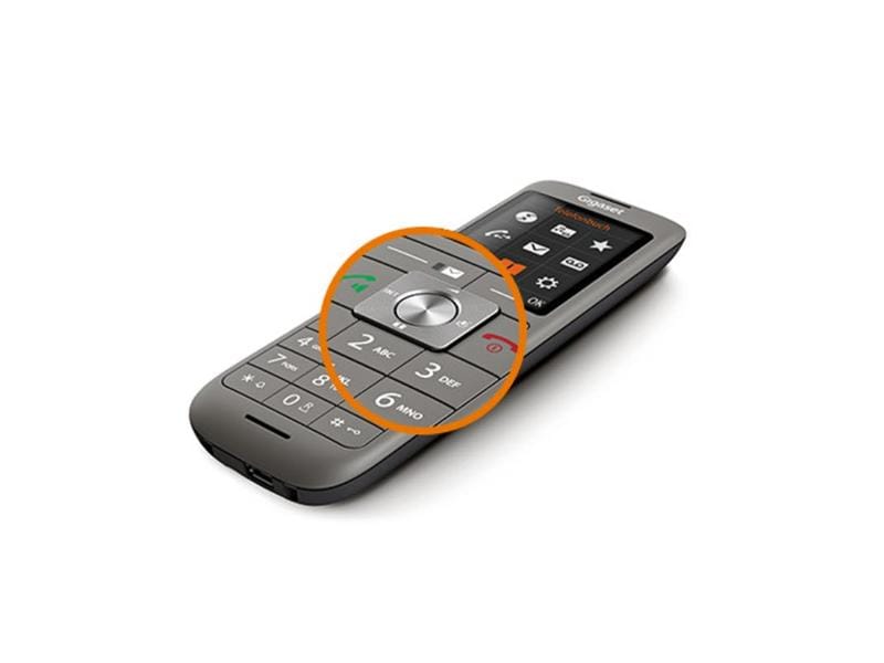 Gigaset Schnurlostelefon CL660 Silber Moderner Blickfang – perfekt individuell einstellbar
