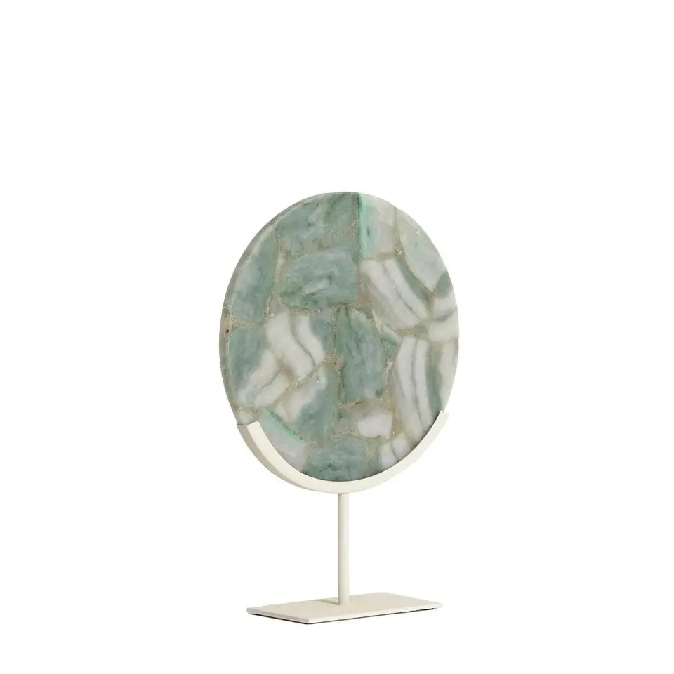 Ornament Gouya - Lichtgroen - 35x12x50cm