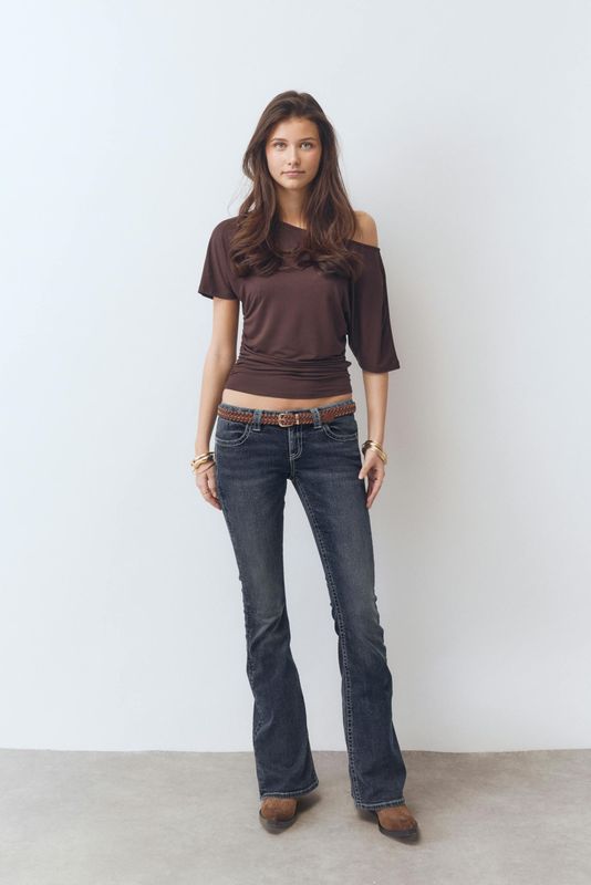 14+ sparkle flare jeans tall