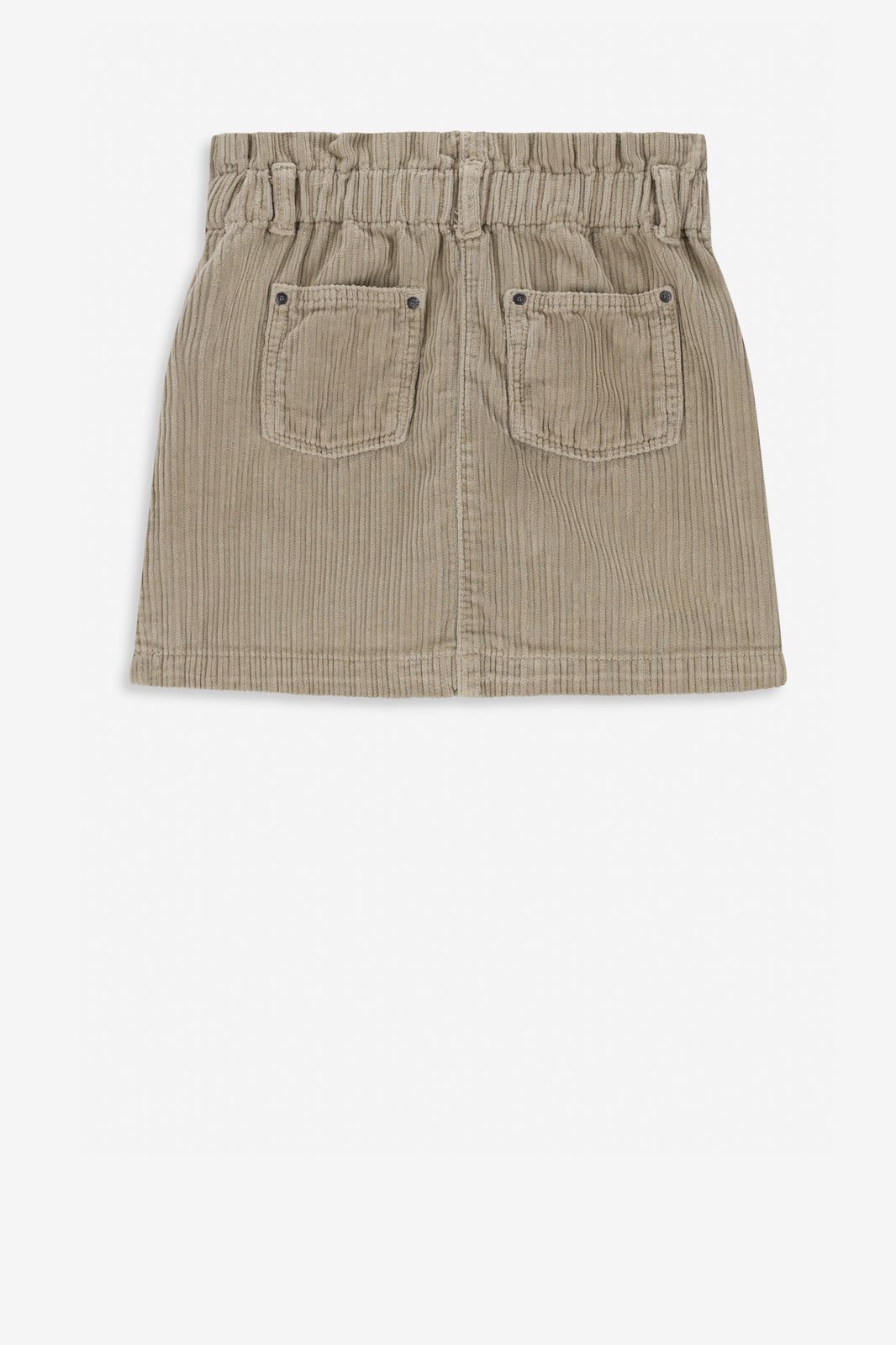 Lichtgroene corduroy rok