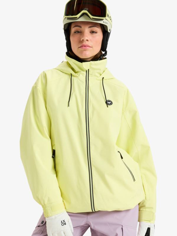 Landscape 10K Veste de snow technique Jaune Femme
