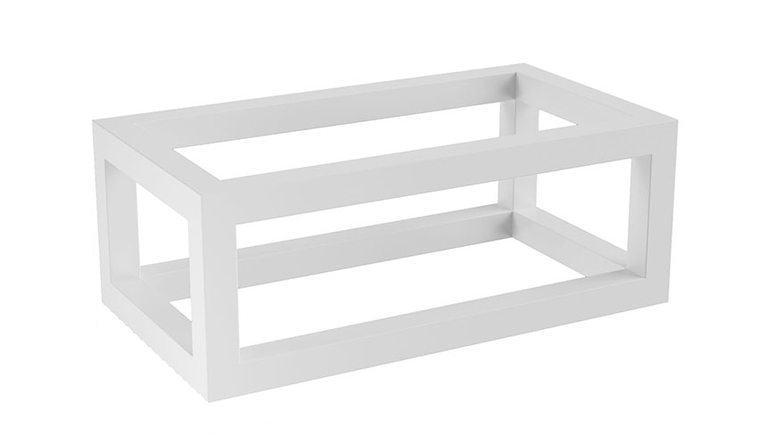 Mueller Bela frame voor fontein 40x22cm wit mat