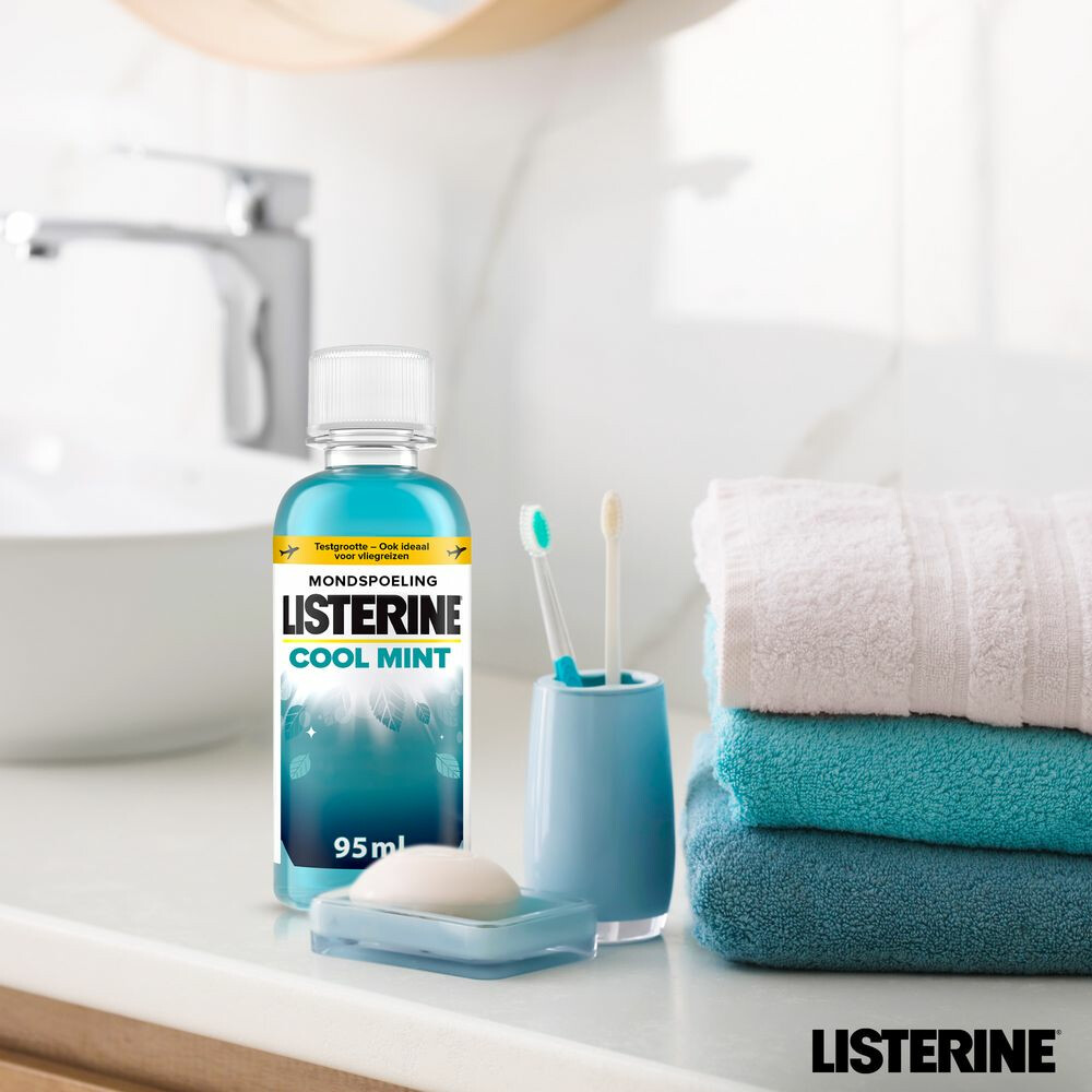 Listerine Mondwater Cool Mint Reisverpakking95 ml