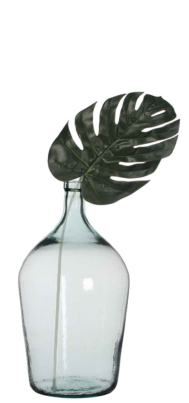Mica decorations fleur artificielle monstera - 88x1x1 cm - pe - vert