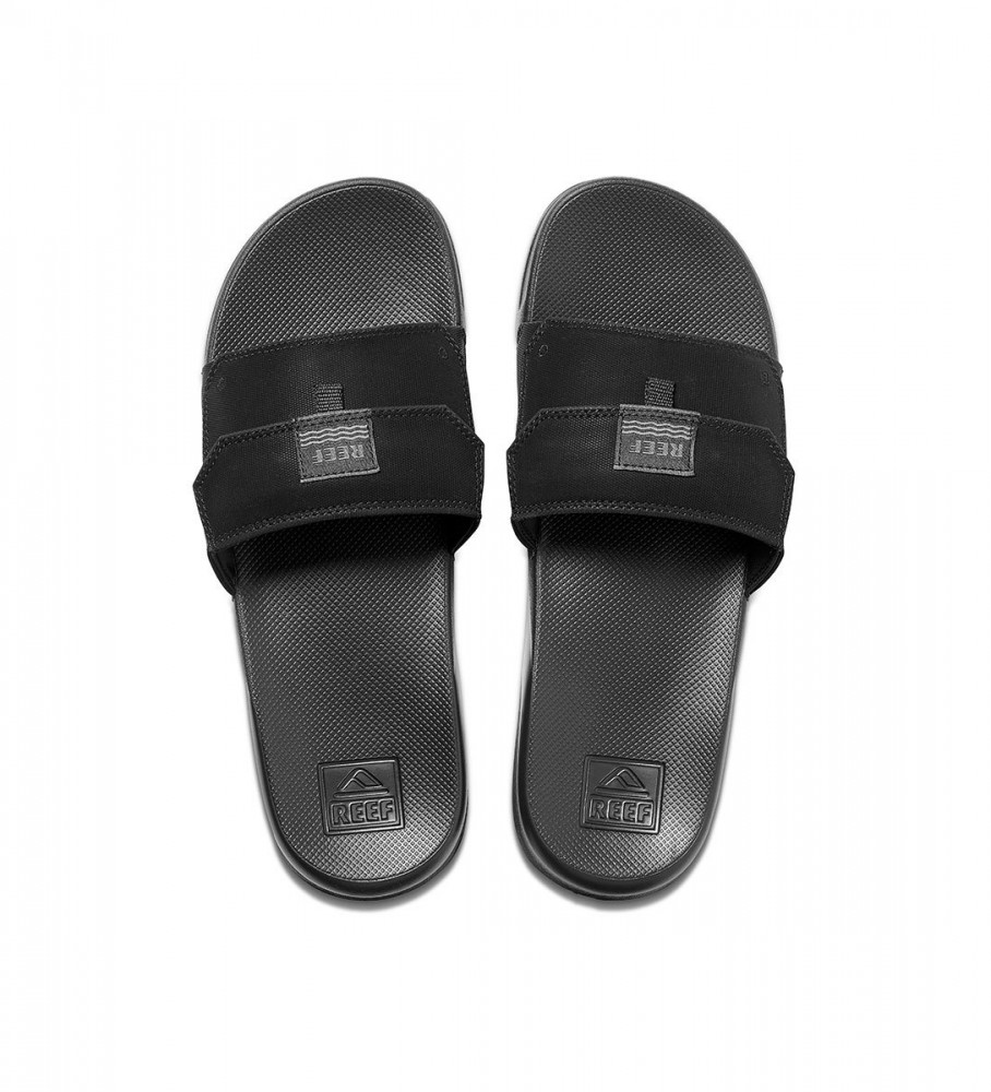Chinelo Reef Stash Slide Preto