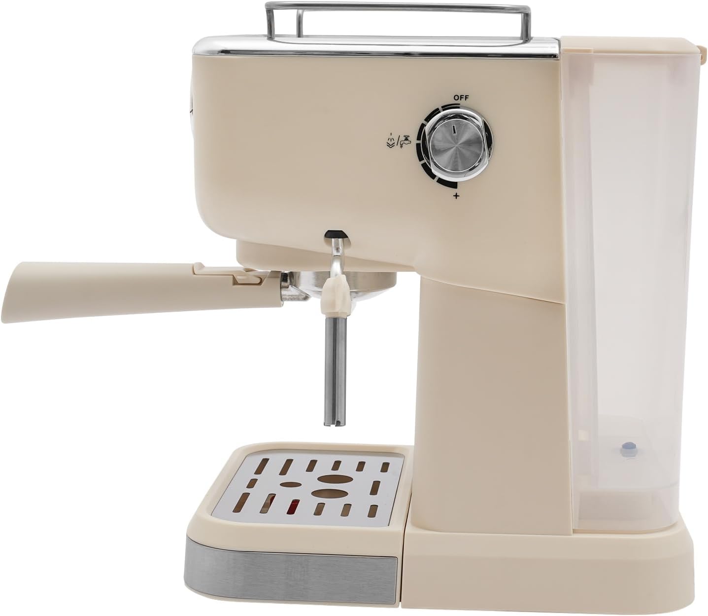 Espressomaschine 20 Bar, Espresso Siebträgermaschine Kaffeemaschine mit Milchaufschäumer 1,5L Mini-Espressomaschine für Mokka, Latte, Caramel Macchiato, Cappuccino