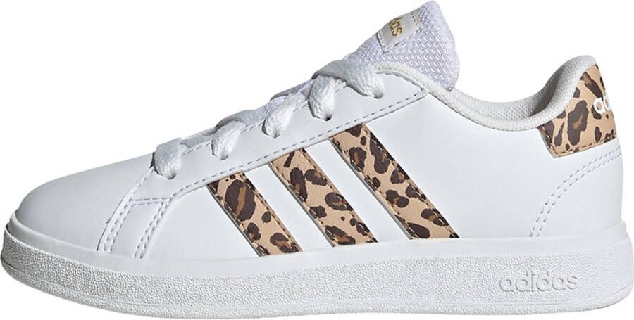 Adidas Sportswear Grand Court 2.0 sneakers wit panterprint Imitatieleer 38 2 3