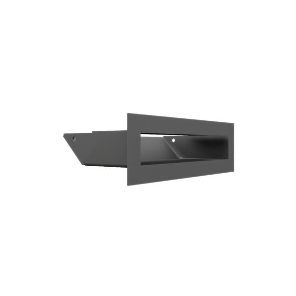 Kratki Grelha de Ventilação Grafite Slim 6x20cm