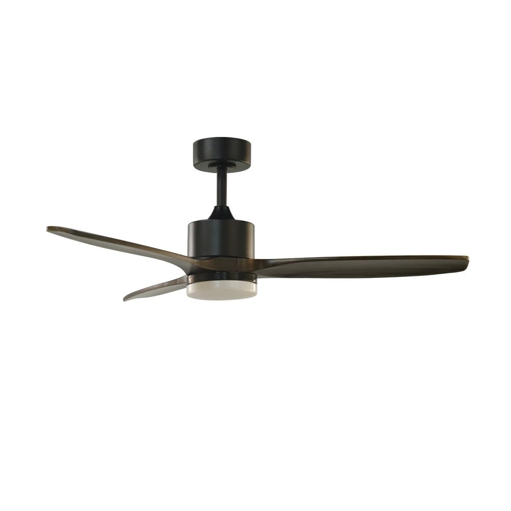 CristalRecord Plafondventilator Terre Ã 107 cm hout zwart